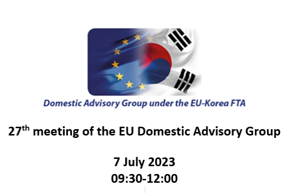 ESF Chair EU DAG for EU-Korea FTA